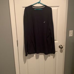 Nautica mens long sleeve performance tee. XXL